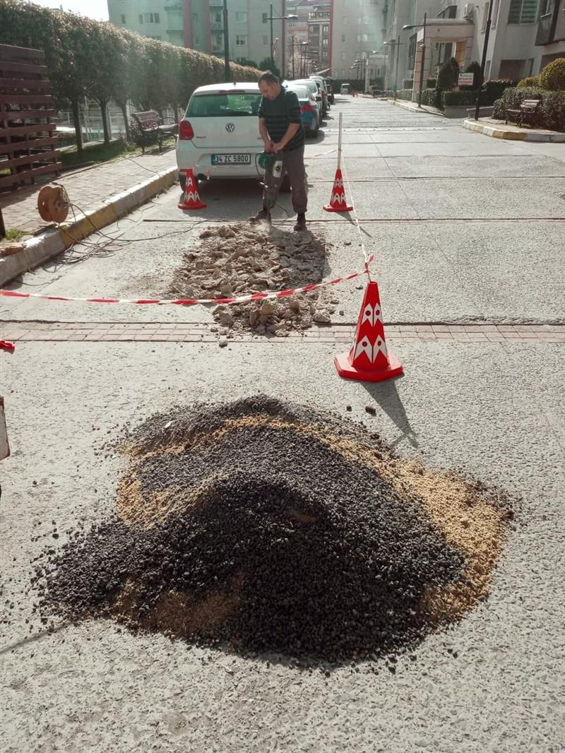 K Sonras Sitemizin Bozulan Yollarnn Tamirine Baladk.