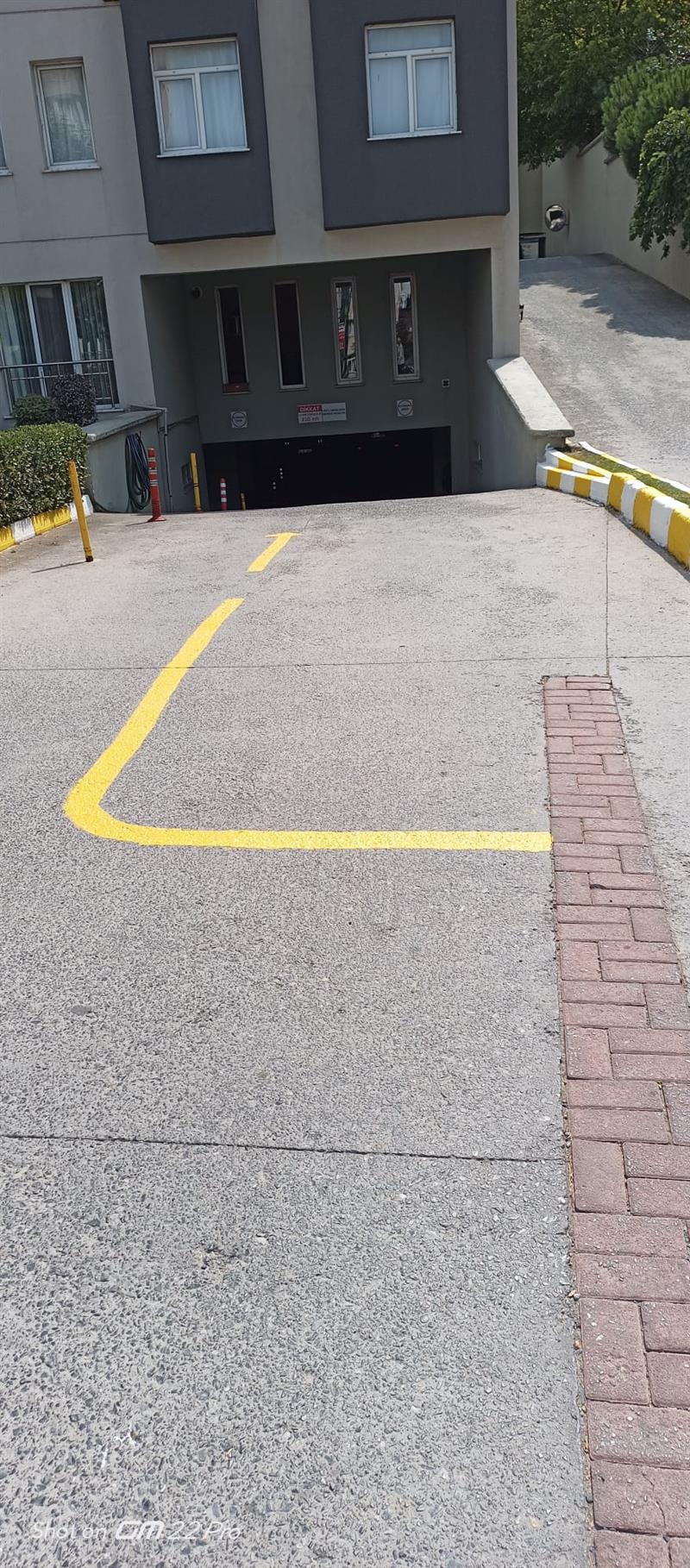Sitemizin Bordr Ve Yol izgilerini Boyuyoruz.