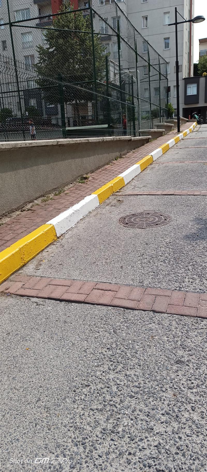 Sitemizin Bordr Ve Yol izgilerini Boyuyoruz.